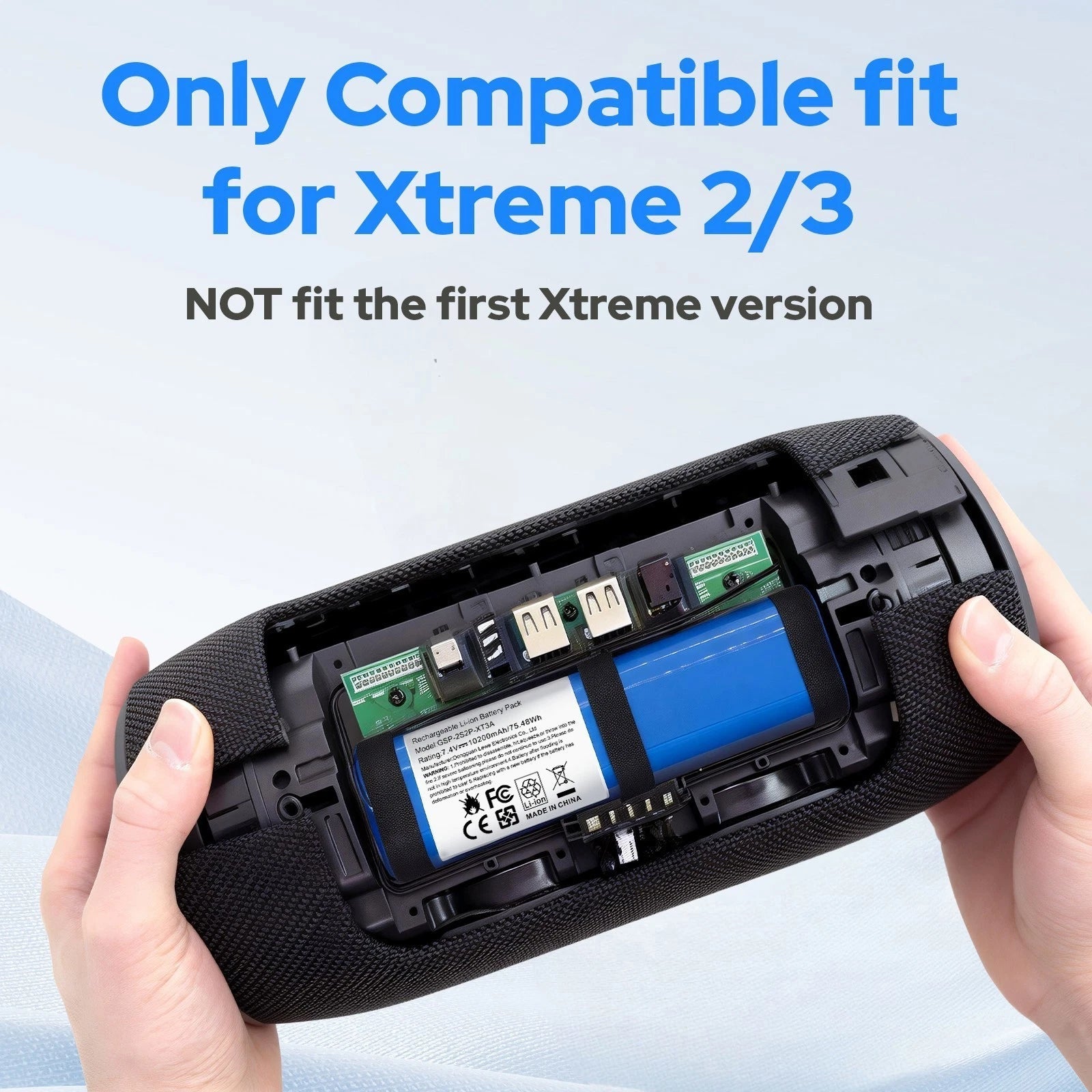 ?10200mAh Battery +Tool For JBL Xtreme 2 3 Bluetooth Speaker -High Capacity NEW
