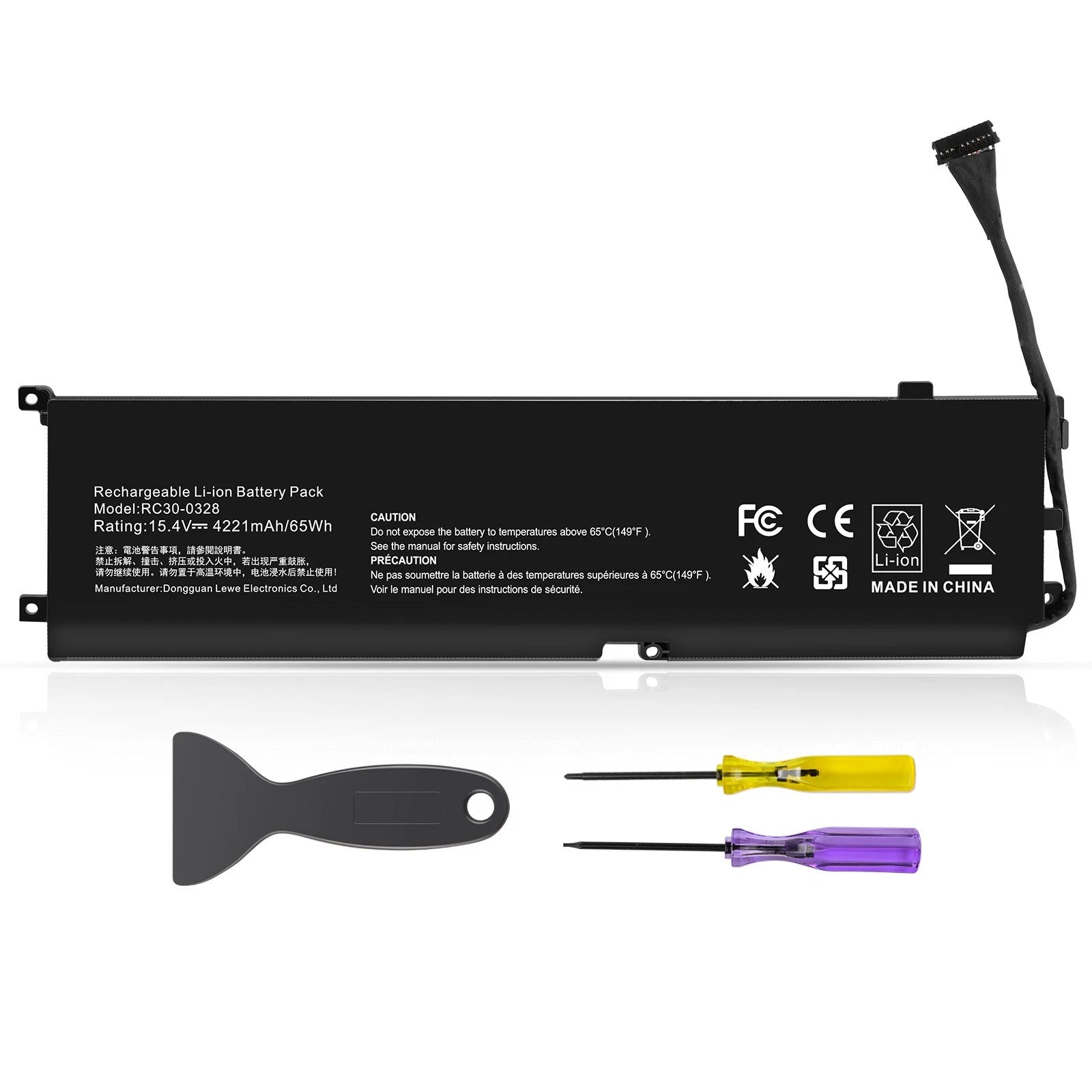 REPLACE RC30-0328 BATTERY FOR RAZER BLADE 15 BASE 2020 2021 RZ09-0369 RZ09-0328