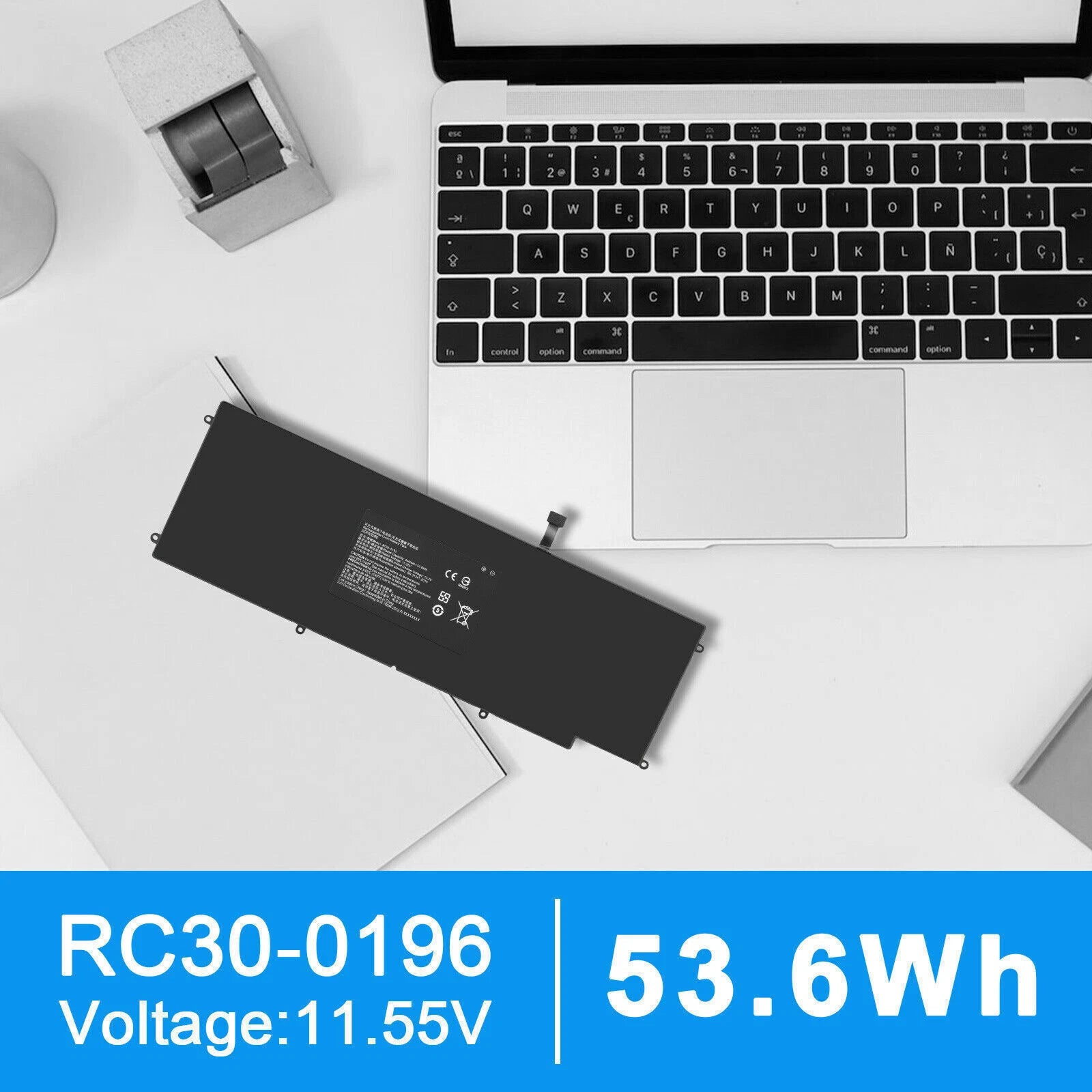 RZ09-0196 RC30-0196 BATTERY FOR RAZER BLADE STEALTH 2016 2017 i7-7500u 53.6Wh