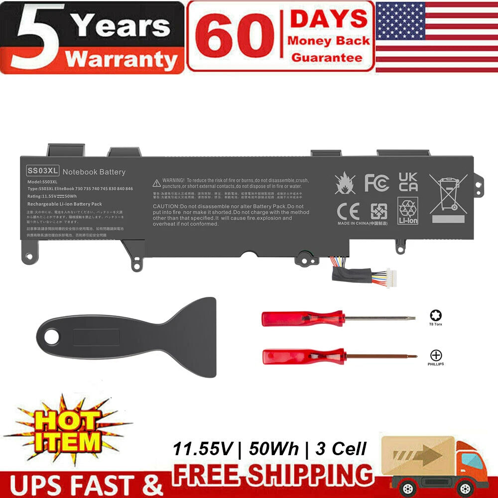 SS03XL Laptop Battery 933321-855 For HP EliteBook 840 G5 G6 730 740 G5 HSN-I12C