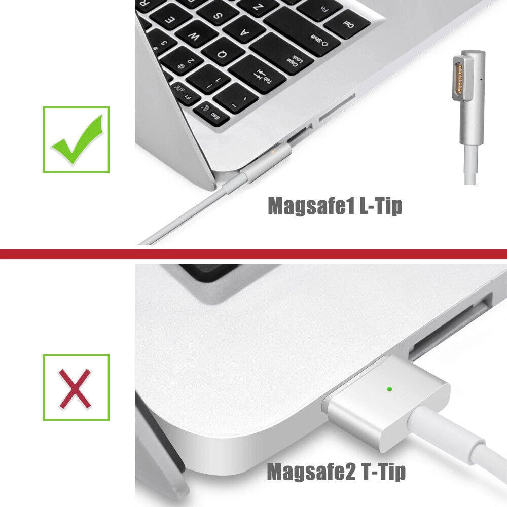 85W L-Tip Charger Adapter Power Supply For MacBook A1286 Mac Book Pro US Cord