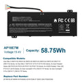 AP18E7M AP18E8M Battery For Acer Nitro5 AN515-52 AN515-54 AN515-55 15.4V 58.75Wh