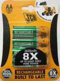 JCB AA 2650 Precharged Rechargeable Batteries Pack of 4