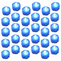 30 Pack Blue Submersible Waterproof Underwater Battery LED Tea Light Wedding