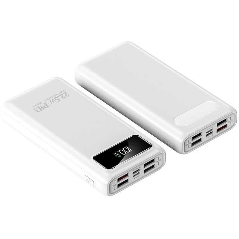 2 x Power Bank 20000mAh Charging Portable External Battery Backup for iPhone