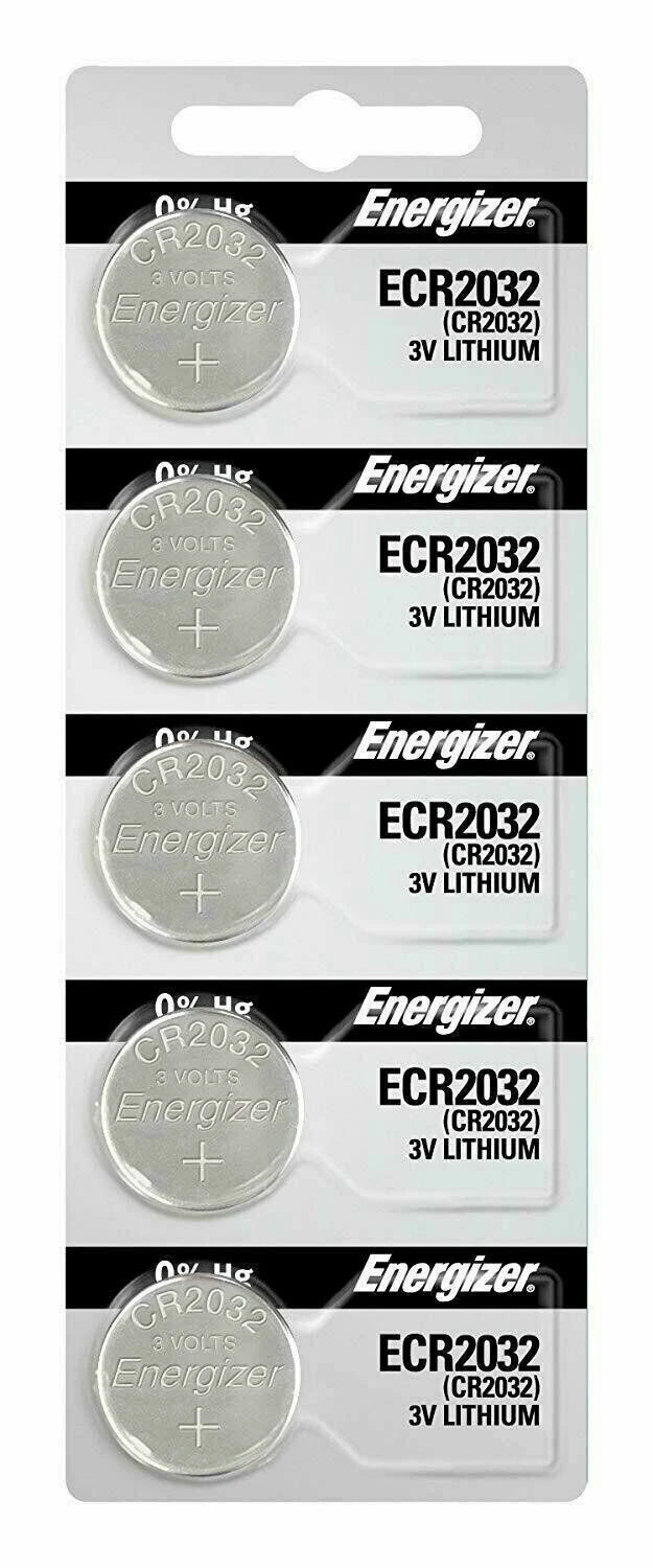Lot 5 Pcs Fresh Energizer CR2032 3V Lithium Coin Cell Button Battery CR 2032 USA