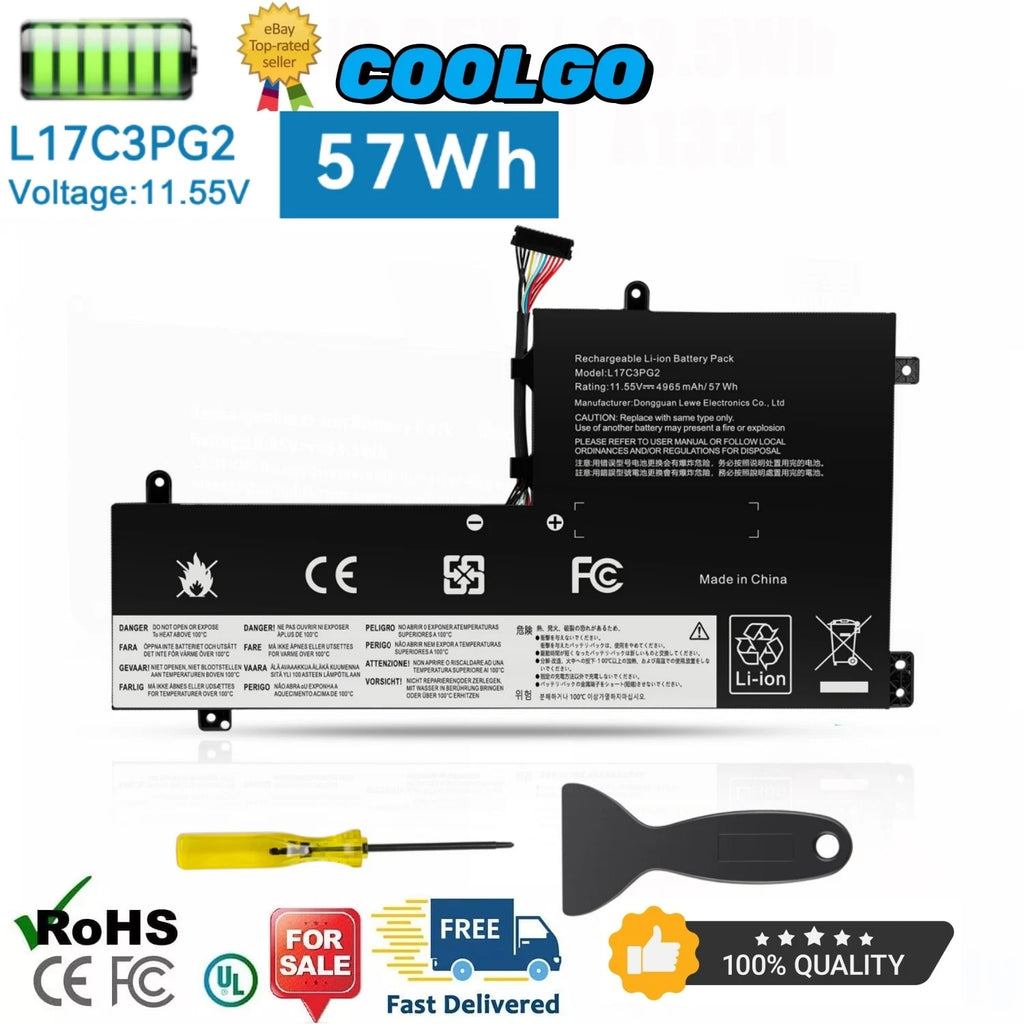 L17M3PG2 Battery For Lenovo Legion Y530 Y540 Y740 Y545 Y7000 Series L17C3PG2