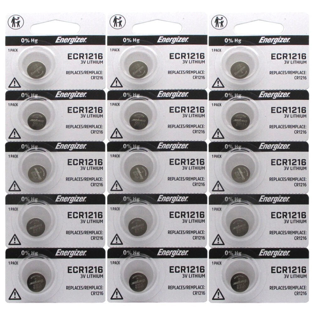 15 SUPER FRESH ENERGIZER CR1216 1216 WATCH BATTERIES BRAND NEW