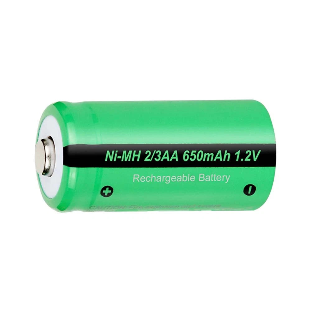 PKCELL 2/3 AA Ni-Mh Batteries 1.2V Rechargeable Battery, 1 Bulk