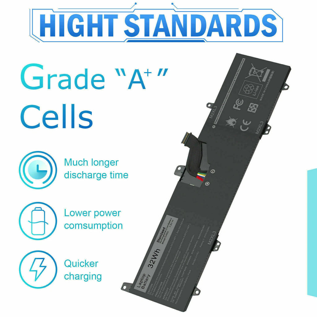 0JV6J Battery for Dell Inspiron 11 3000 Series P25T003 P25T002 P25T P24T001 P24T