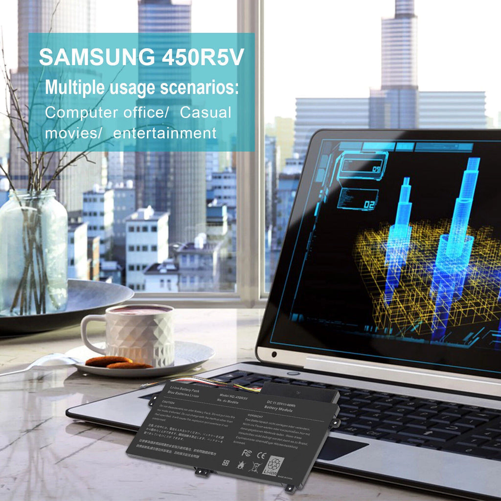 NEW Battery For Samsung ATIV Book 4 450R5V 470R5E NP370R4E NP510R5E AA-PBVN3AB
