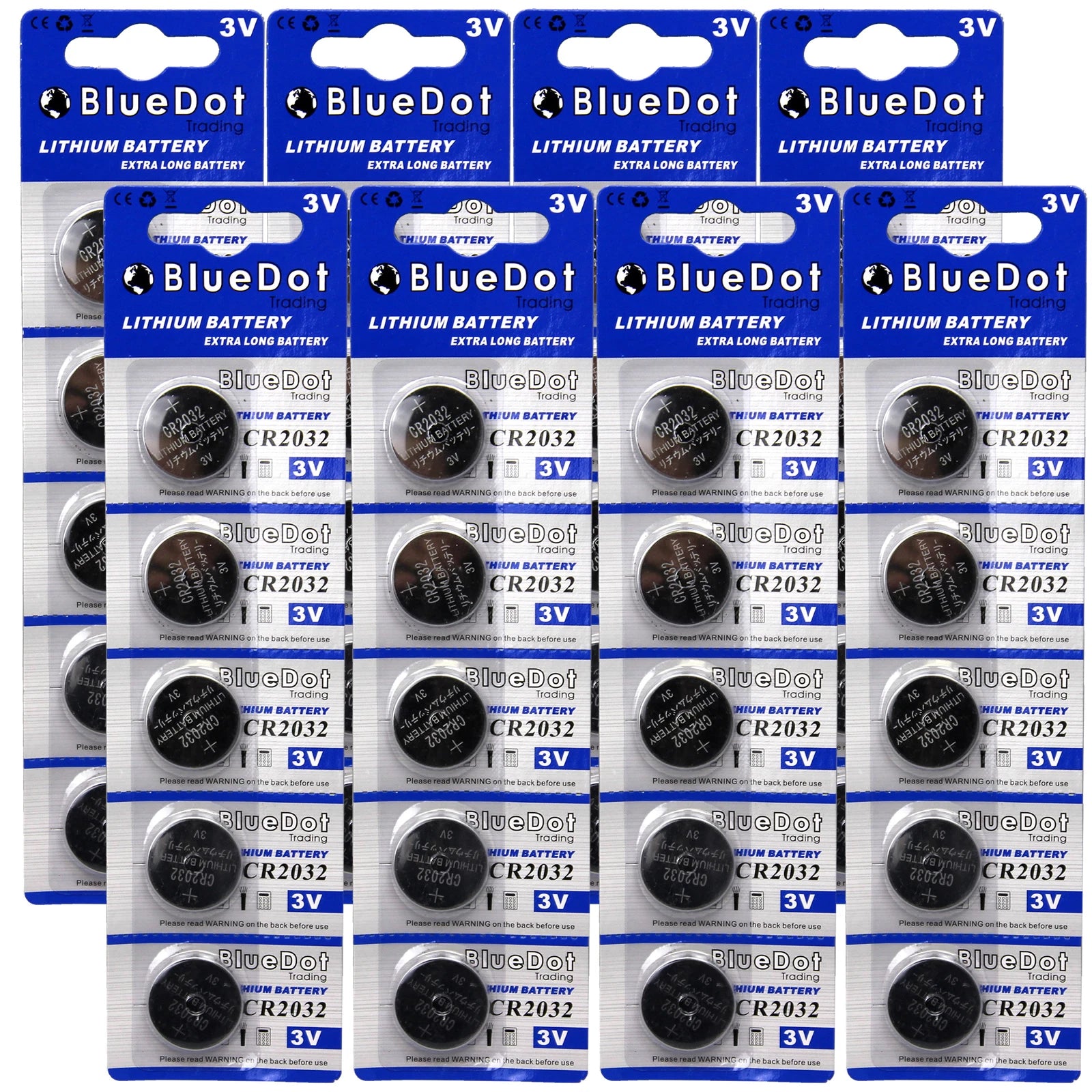 40 DL2032 ECR2032 CR2032 3 V Lithium Button Cell Battery USA SHIP