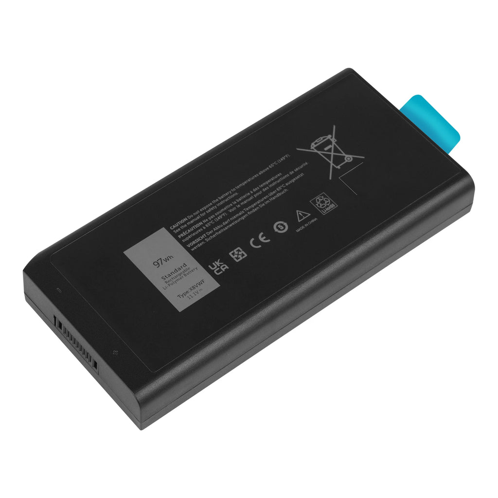 97Wh X8VWF Battery For Dell Latitude 14 Rugged 5404 5414 E5404 7404 7414