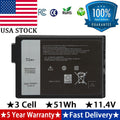 For Dell Latitude 5424 5420 7424 Rugged Tablet 3cell 51Wh Battery 7WNW1 Notebook