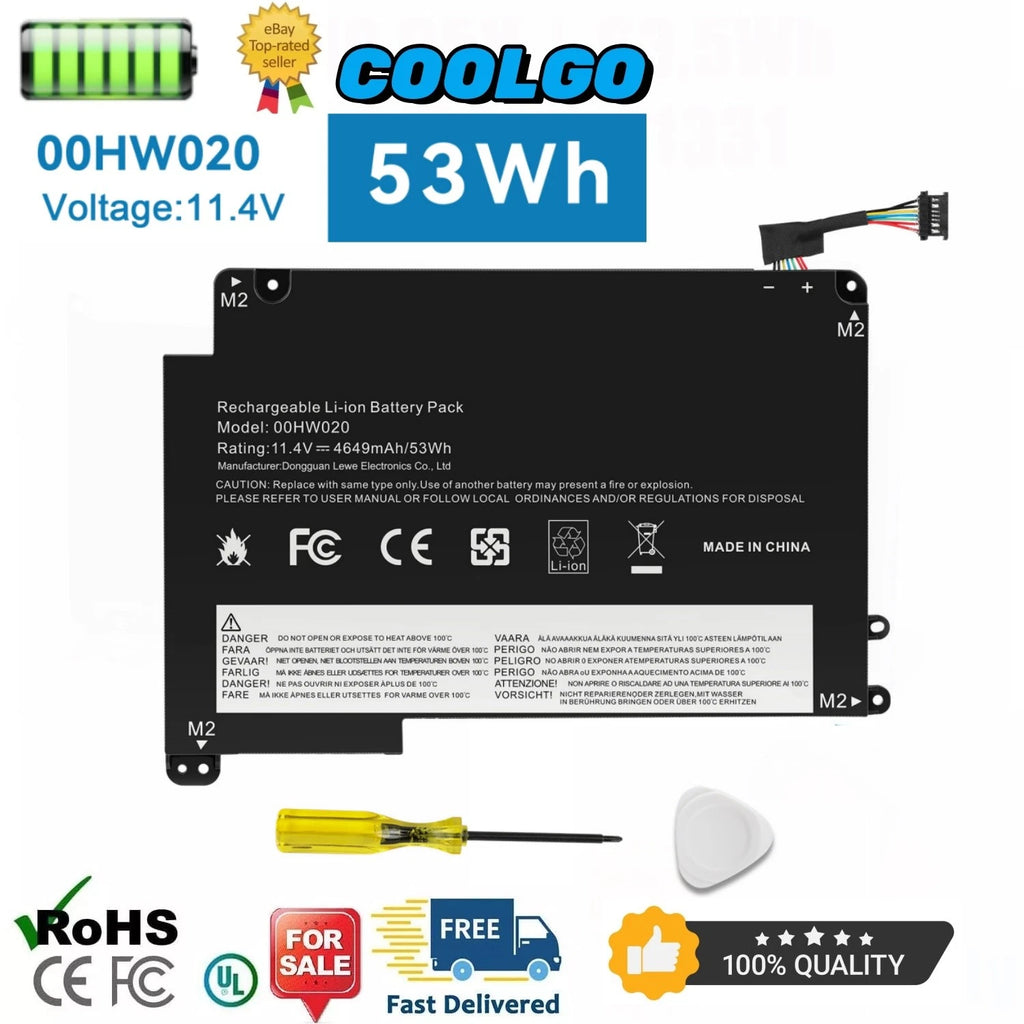 Battery For Lenovo ThinkPad Yoga 460 P40 00HW020 00HW021 SB10F46458 SB10F46459