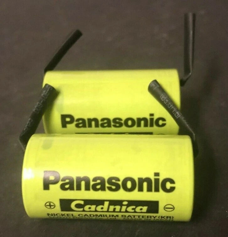 Brand New "2" Panasonic N-1900SCR 1.2V 1900mAh Sub C Ni-Cd Battery w/ Tabs