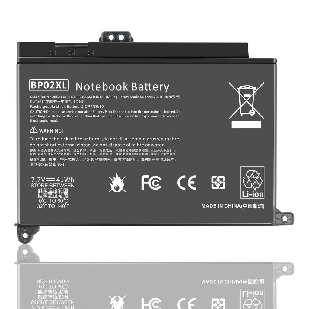 BP02XL Battery for HP Pavilion PC 15 Series 15-AU010WM 15-AU123CL 15-AW053NR New