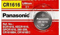 CR 1616 PANASONIC LITHIUM BATTERIES (1 piece) 3V Watch New Authorized Seller