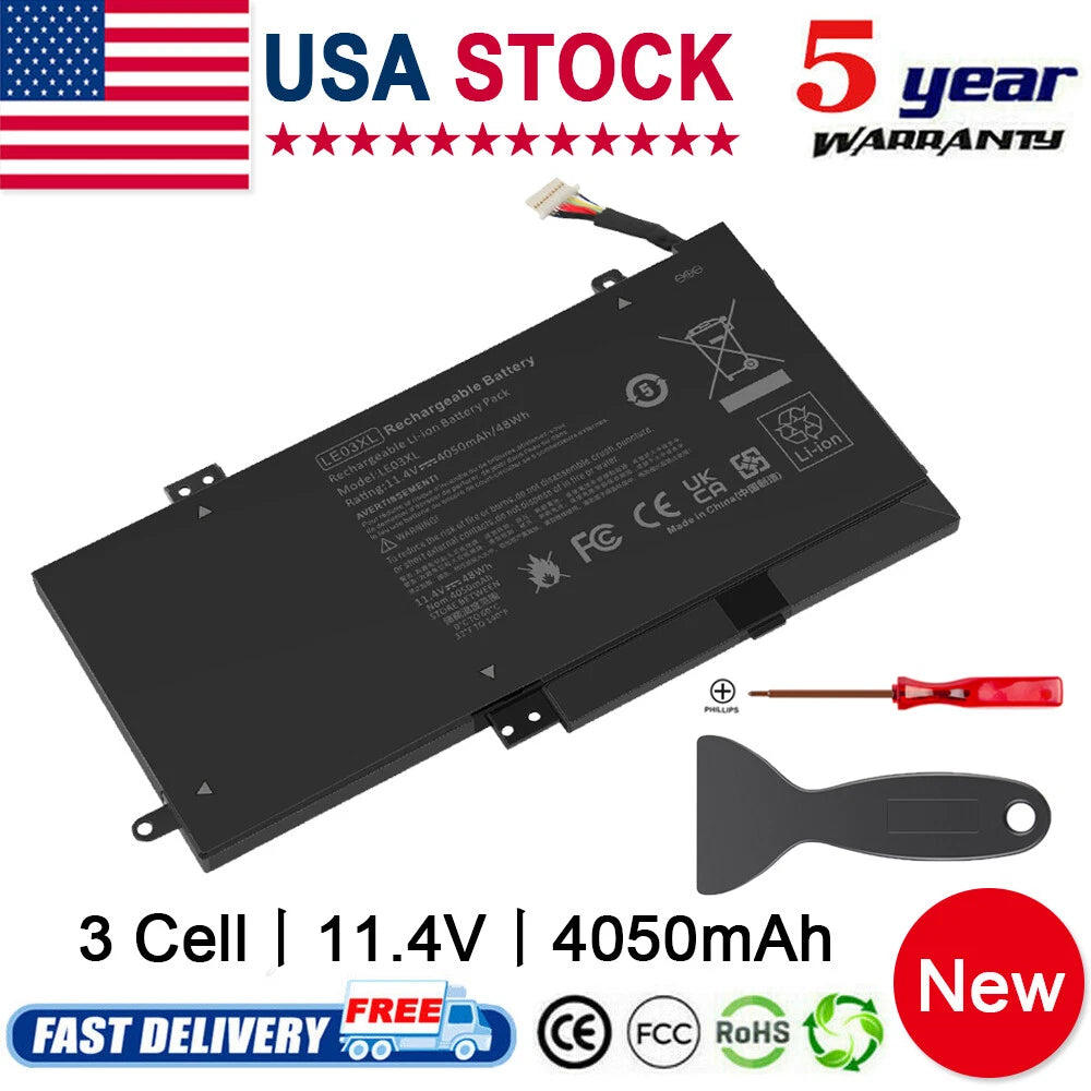 For HP PAVILION X360 13-S192NR LAPTOP BATTERY LE03XL 796356-005