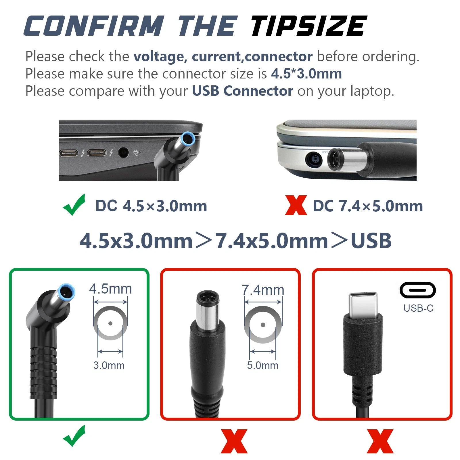 200W AC Adapter for HP Pavilion 15 16 17 Fury 15 17 G7 G8 Studio G9 G8 G7 G6 G5
