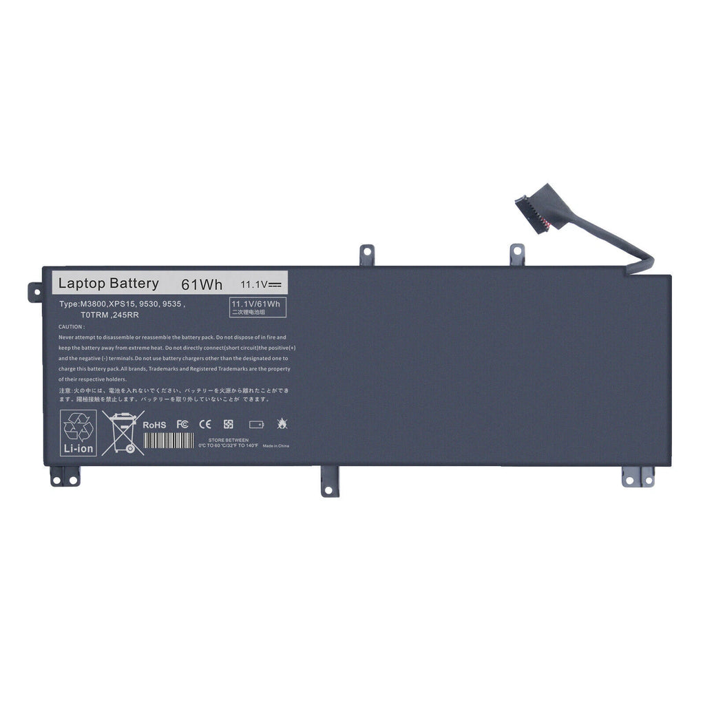 61Wh T0TRM Battery For Dell XPS 15 9530 Precision M3800 245RR 7D1WJ 0H76MY