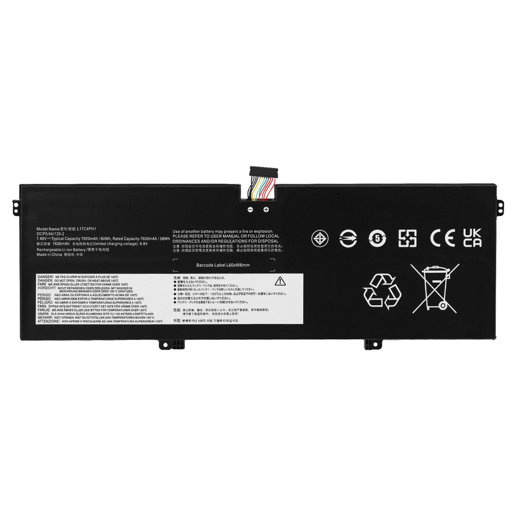L17C4PH1 L17M4PH1 Laptop Battery for Lenovo Yoga C930-13IKB C930-13IKB-81EQ 60Wh
