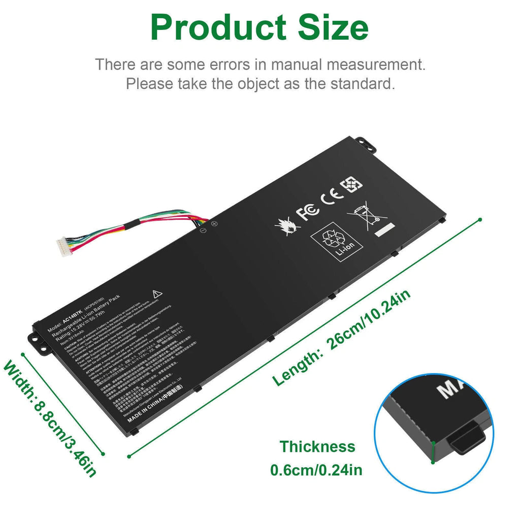AC14B7K Battery for Acer Nitro 5AN515-41 AN515-42 Swift 3 SF314-55 SF314-52 NEW