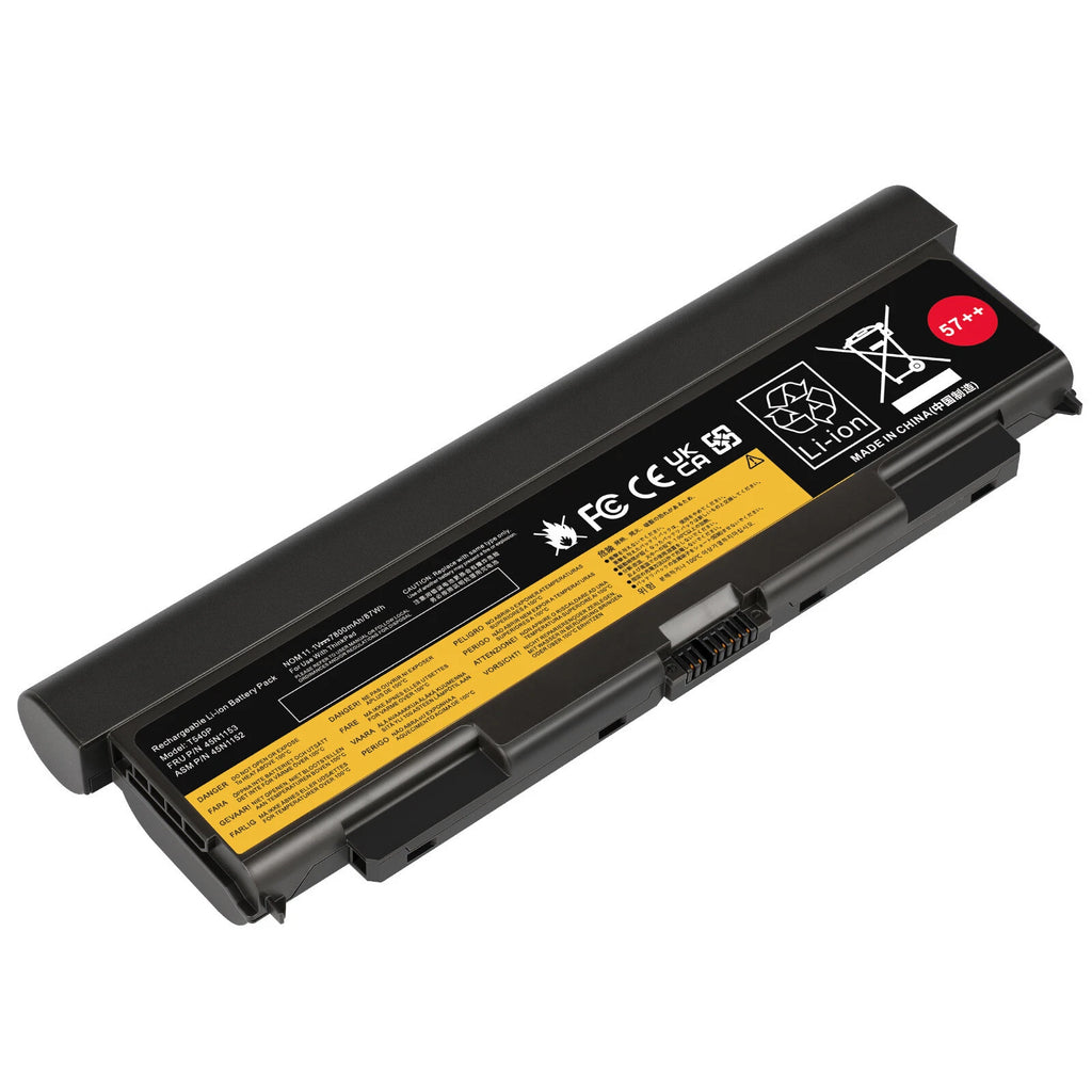 57++ Battery For Lenovo ThinkPad T440P T540P L440 L540 W540 W541 Series 45N1145