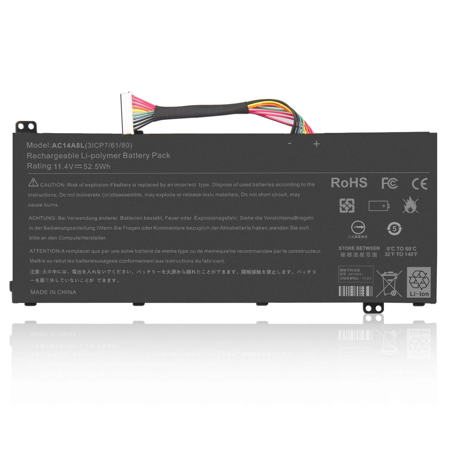 AC14A8L Battery For Acer Aspire VN7-571 VN7-571G VN7-591 VN7-591G VN7-791