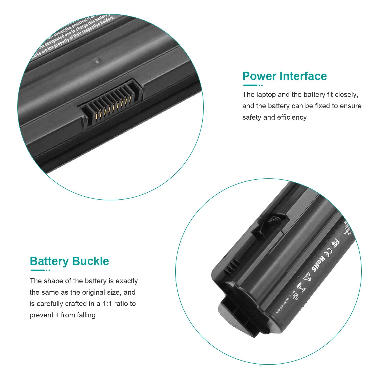 R795x XPS L702x L502x L501x Battery For Dell XPS 17 15 14 L701x L401X 7800mAh