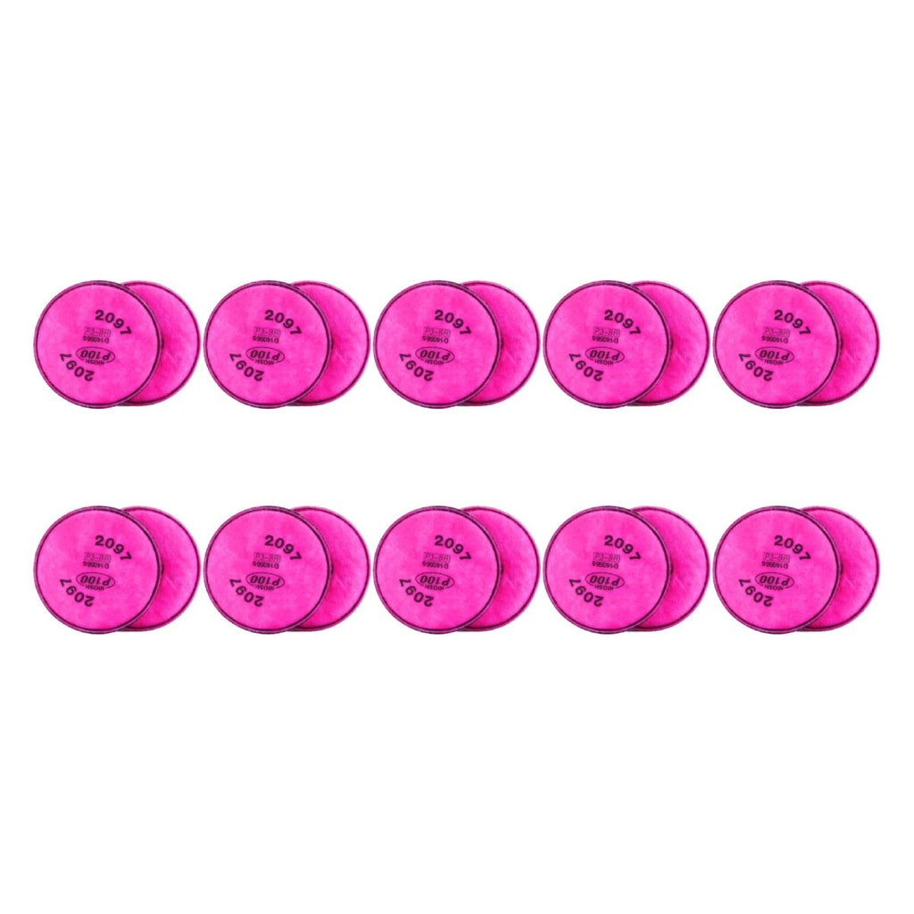 20pcs (10Pairs) 2097 Filters Replacement for 3M 6200 6800 6900 7501 7502 7503