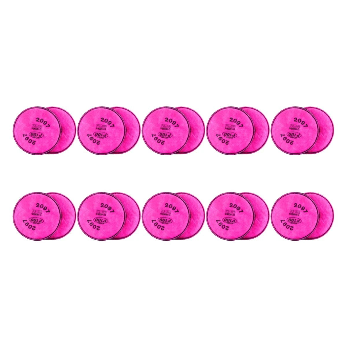 20pcs (10Pairs) 2097 Filters Replacement for 3M 6200 6800 6900 7501 7502 7503