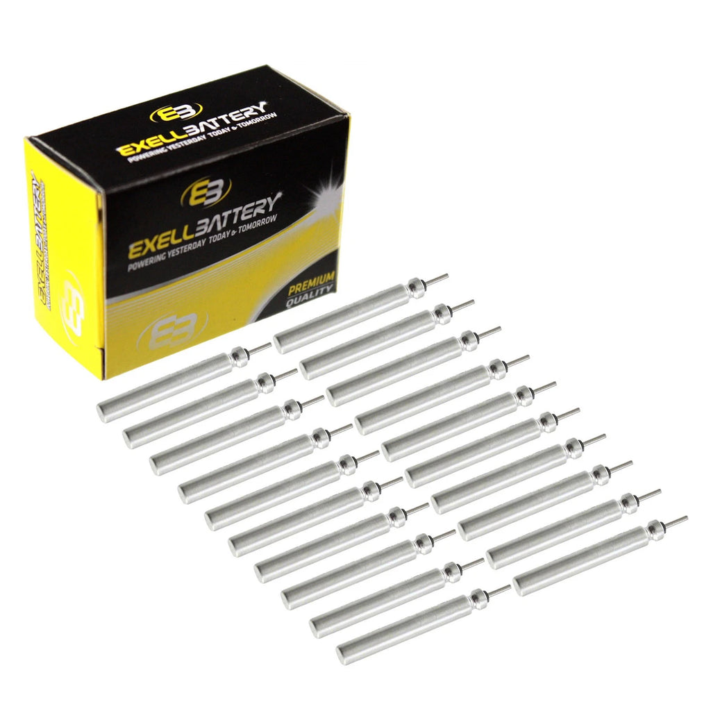 20x Exell Battery 3V 50mAh CR435 Fishing Lure Shape Lithium Battery