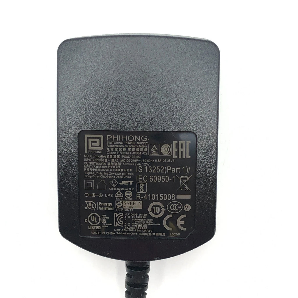 NEW Genuine Phihong PSAC12R-050 AC Adapter 5V 2.5A Power Supply 341-0584-02 OEM