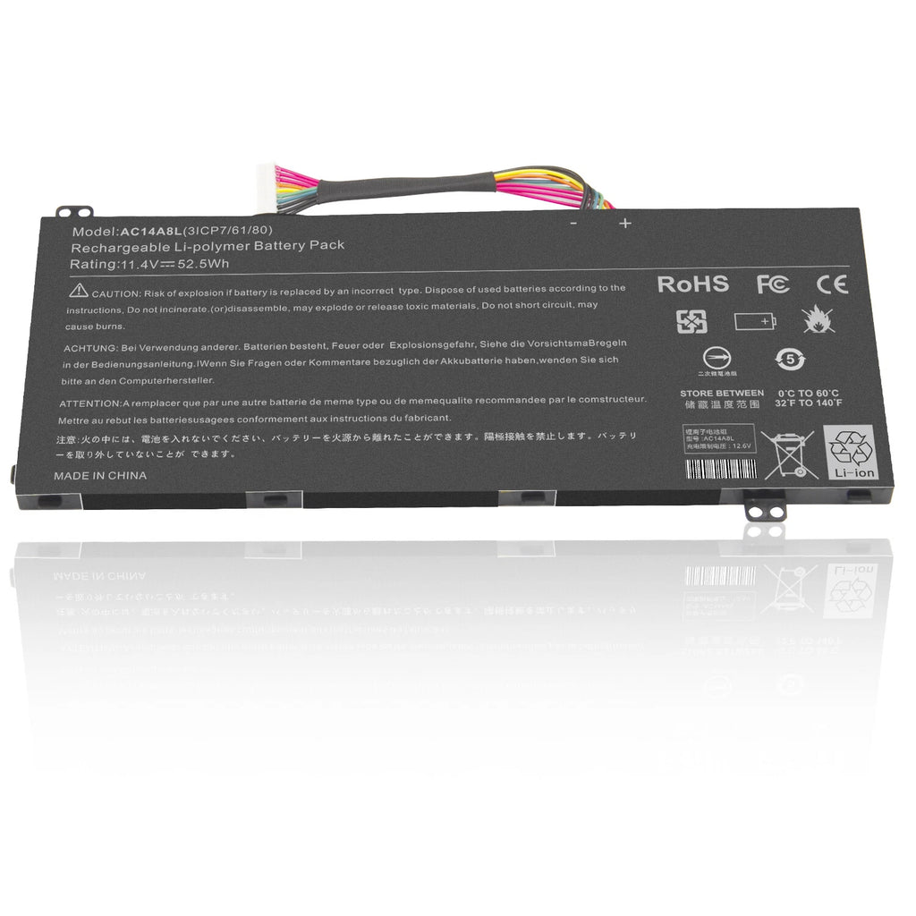 100% New Battery for Acer Spin 3 SP314-51 Aspire VN7-571 VN7-572 VN7-591 VN7-592
