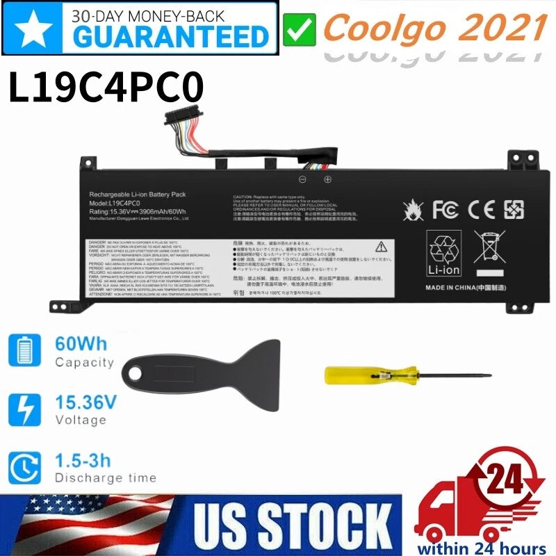 L19C4PC0 L19M4PC0 Battery For Lenovo Legion 5P-15IMH05H 5P-15ARH05H 5-15IMH05H