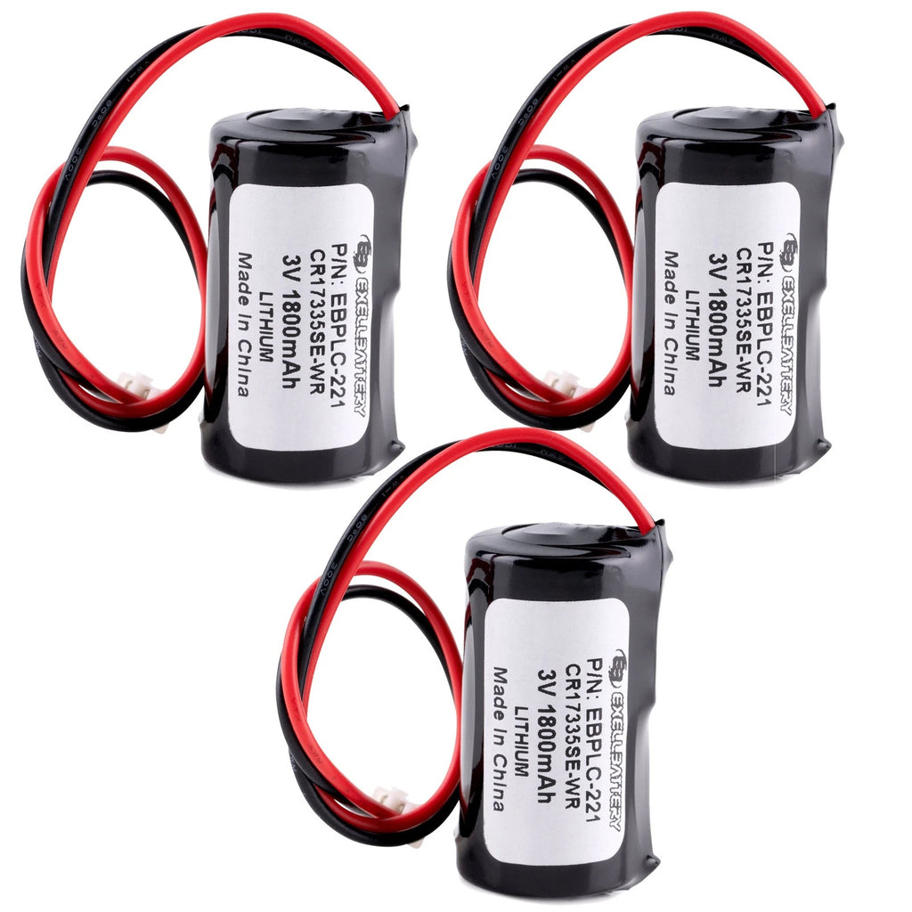 3x PLC Energy+ Compatible With Battery For CR17335SE-WR 990XCP98000