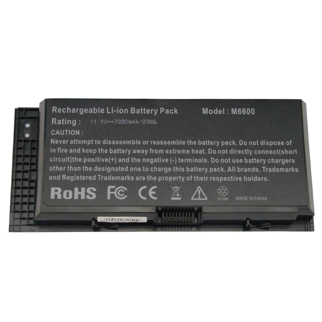 New FV993 M6600 Battery for Dell Precision M4800 M4600 M6800 FJJ4W 11.1V 89WH