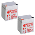 2PC NPPower NP 12V 5Ah AGM VRLA Battery with T1 Terminal