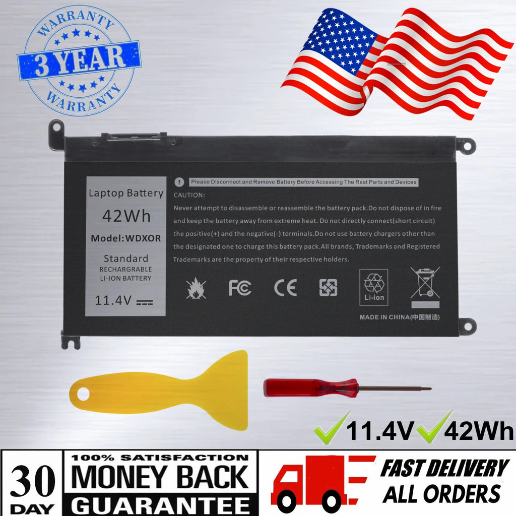 WDX0R WDXOR Battery For Dell Inspiron 15 5567 5568 13 5368 7368 7569 7579 P58F