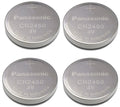 4 New Panasonic CR2450 CR 2450 Bulk Packaged Lithium Batteries 3V - USA SELLER