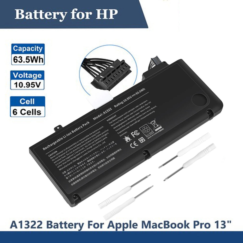 A1322 Battery For Apple MacBook Pro 13" Mid 2009 2010 2011 2012 Early 2011 A1278