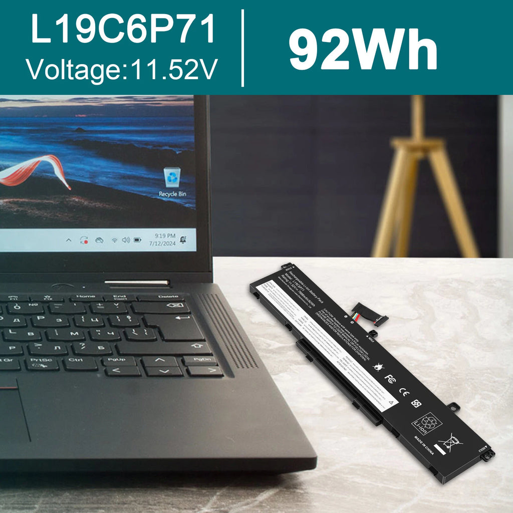 L19L6P71 L19C6P71 Battery For Lenovo ThinkPad P15 P15S P15V P17 T15G Gen 1 Gen 2