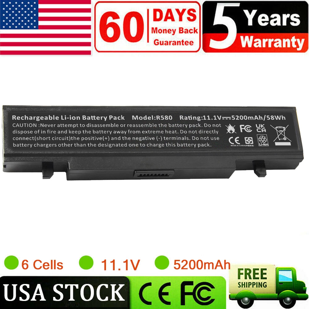 Battery For SAMSUNG NP-Q310 P480 AA-PB9NC6B AA-PB9NC6W AA-PB9NC5B AA-PL9NC2B