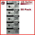 50 Pack-New Energizer 377 376 WATCH BATTERY SR626SW SR626W Silver Oxide Battery