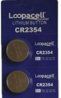 2 X NEW CR2354 Lithium 3V Button Cell Batteries For Portable Devices *LOOPACELL*