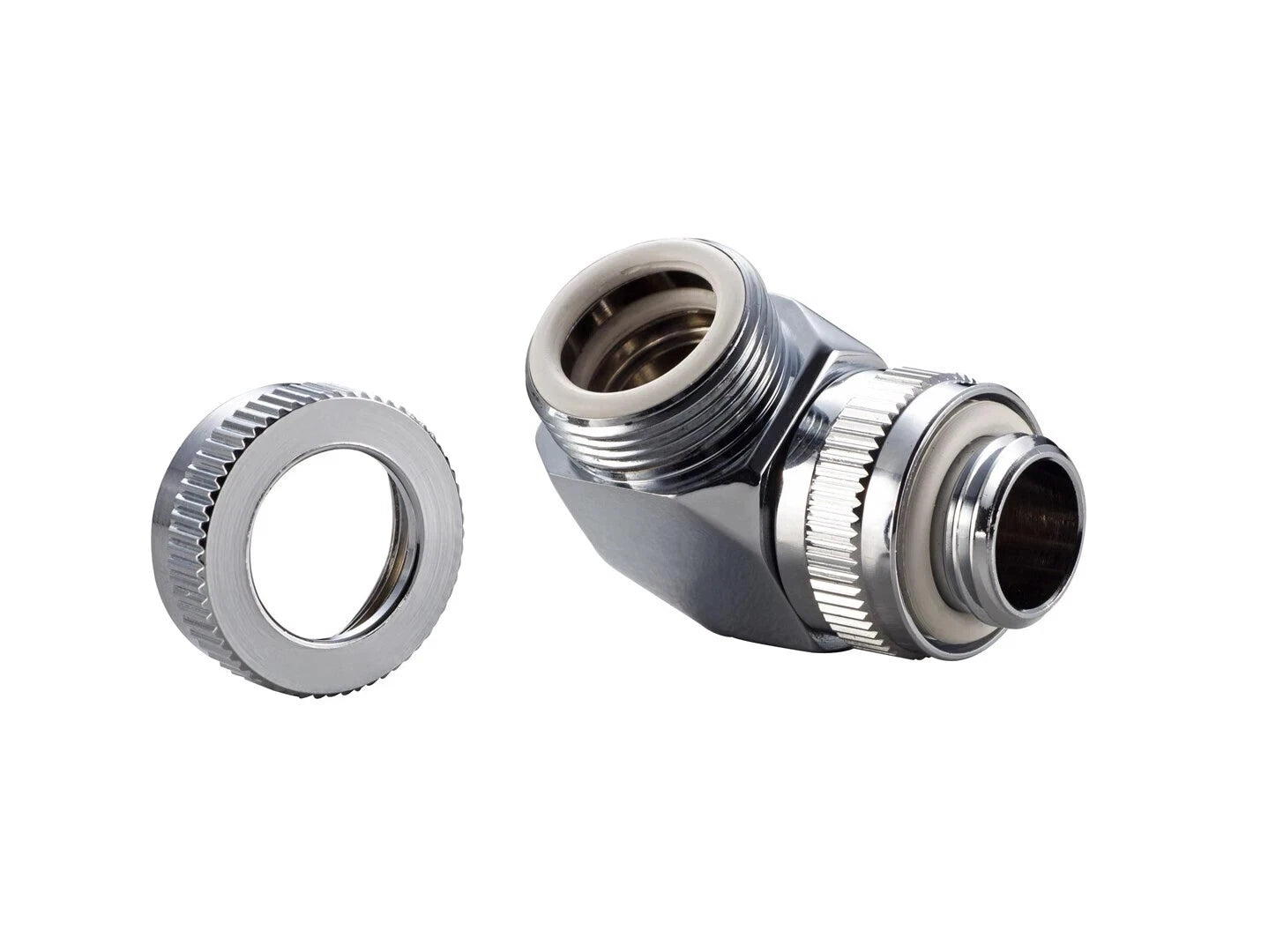New Phanteks PH-RA90_CR16 16mm Hard Tube Rotary fitting 90 degree G1/4 -Chrome