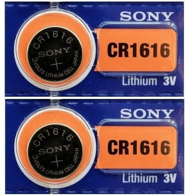 U.S. SELLER - 2pcs SONY CR1616 3v Lithium Battery NEW SHIP FROM USA