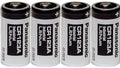 4 Panasonic CR123A CR 123a Industrial Lithium Batteries