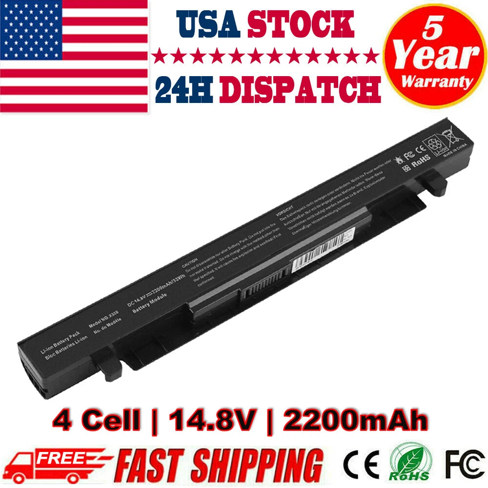 For Asus A41-X550A Laptop Battery X550C X550CA X550CC X550B X550VC X550D Fast